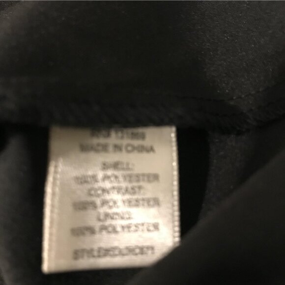 THRTY THIRTY Dress Womens Medium Black Mesh Butterfly Applique Puff Sleeve Mini - Picture 8 of 11